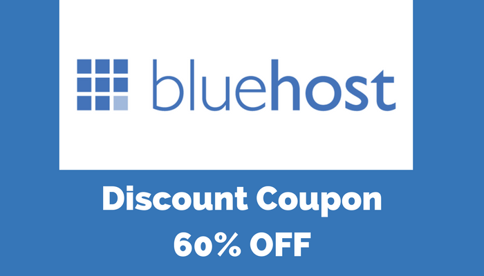 BlueHost Hosting Coupon Code 2017 (Deal): Get 60% Off + FREE Domain