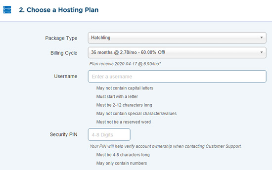 choose hostgator hosting plan for maximum discount